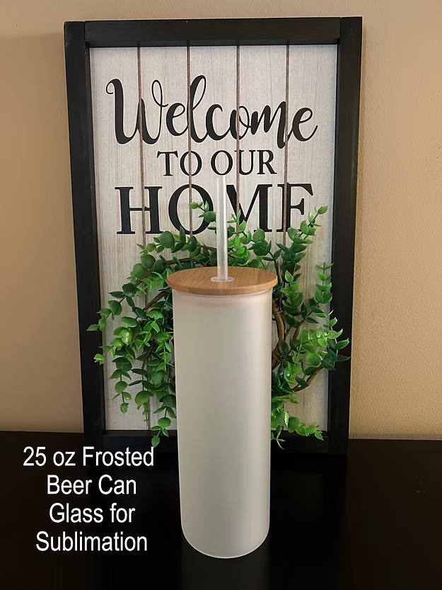 Frosted Glass Tumbler - 25 oz